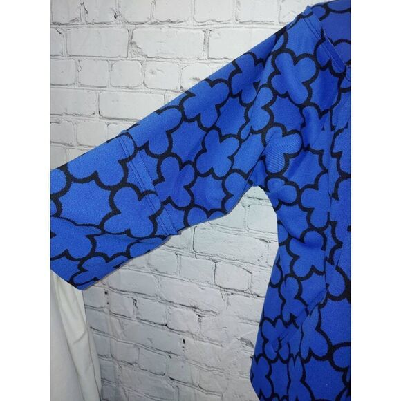 Grace Elements Vintage Women's Size 10 Royal Blue/Black Short Flare Jacket - Picture 2 of 5